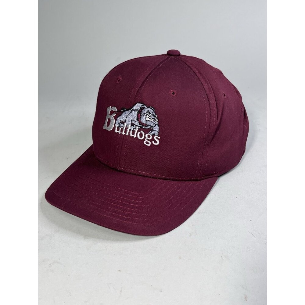 Vintage  1990s NCAA Georgia Bulldogs Snapback Yupoong Trucker Hat Embroidered